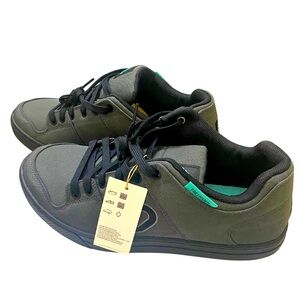 Five Ten Freerider Primeblue MTB Shoes NWT Men’s 12 Grey Mint Flat Pedal Grip